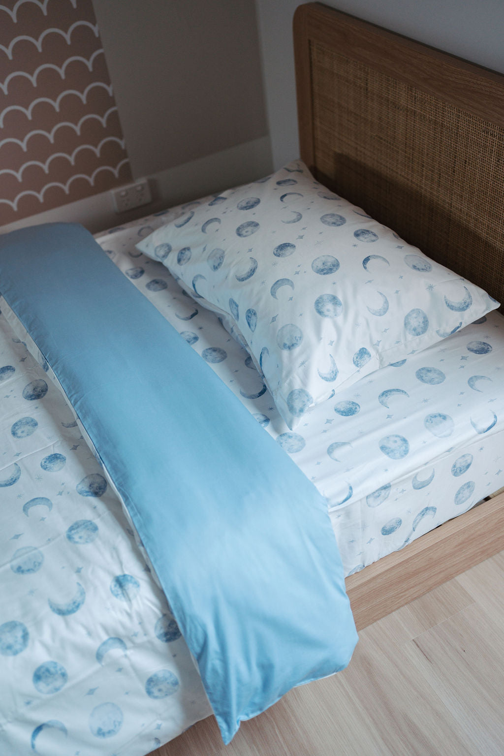 Matching King Single Doona Cover & Waterproof Pillowcase Set - Luka