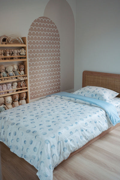 Matching Single Doona Cover & Waterproof Pillowcase Set - Luka