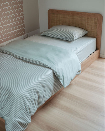 Matching King Single Doona Cover & Waterproof Pillowcase Set - Arthur