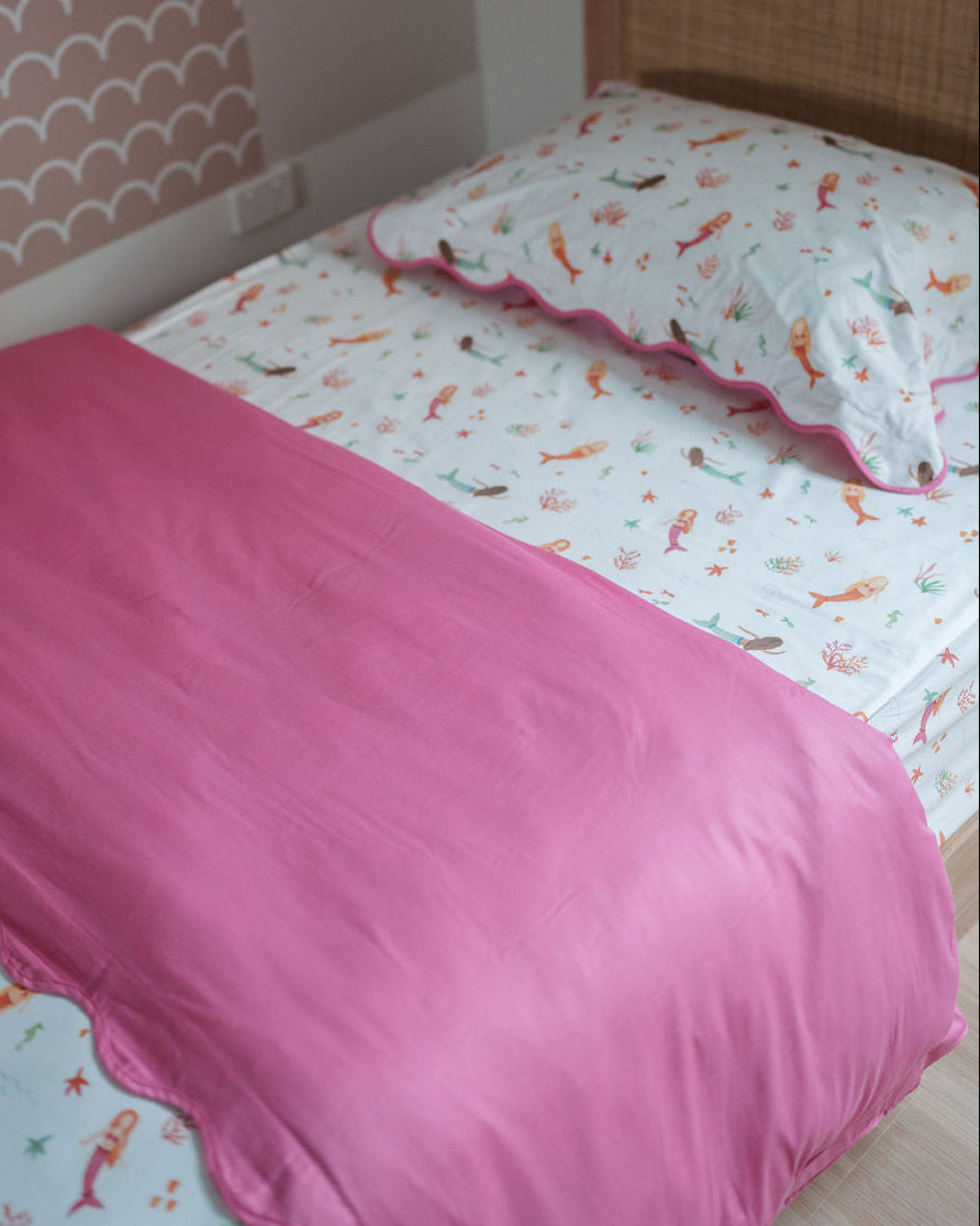Matching Single Doona Cover & Waterproof Pillowcase Set - Quinn