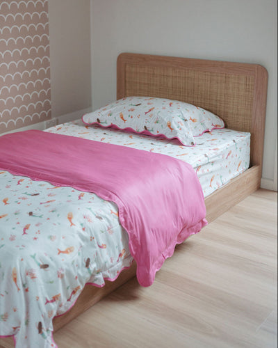 Matching King Single Doona Cover & Waterproof Pillowcase Set - Quinn