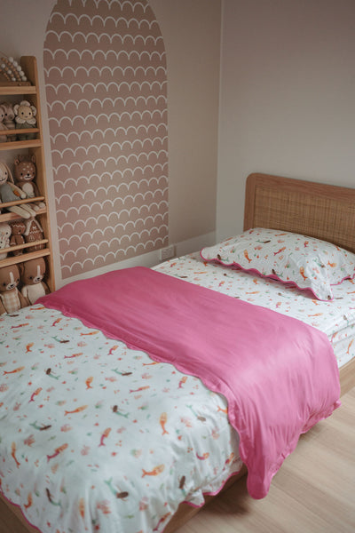 Matching Single Doona Cover & Waterproof Pillowcase Set - Quinn