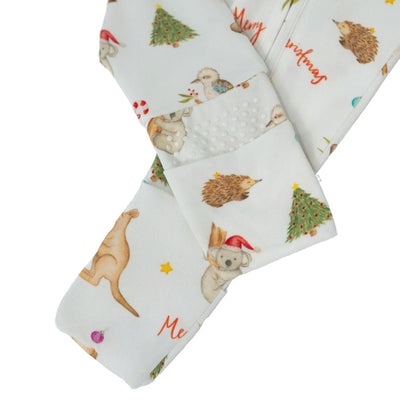 PREORDER Christmas Baby Zip Suit