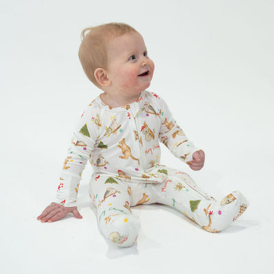 PREORDER Christmas Baby Zip Suit
