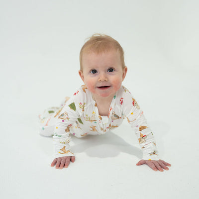 PREORDER Christmas Baby Zip Suit