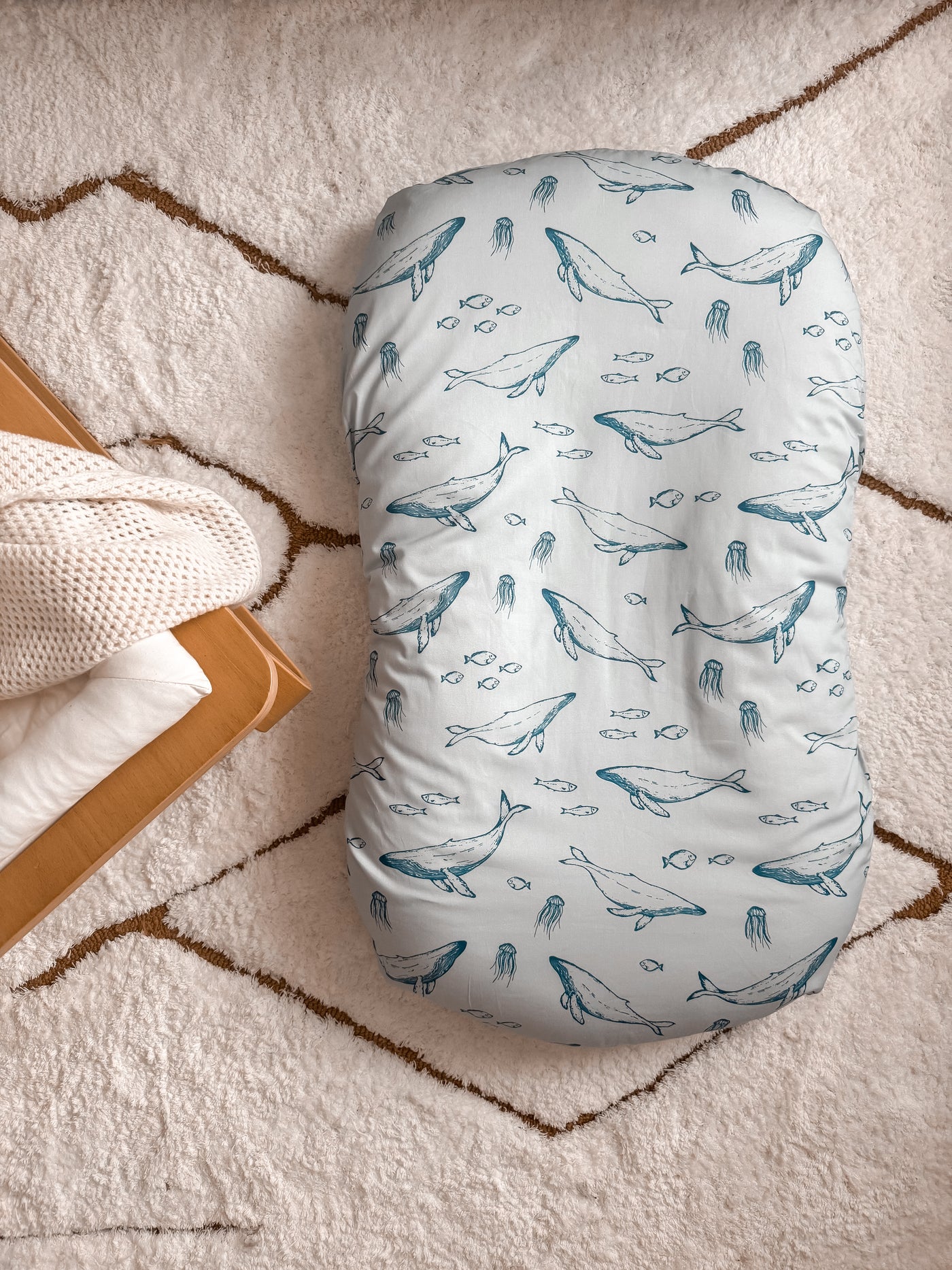 Waterproof Bassinet Fitted Sheet - Bowie