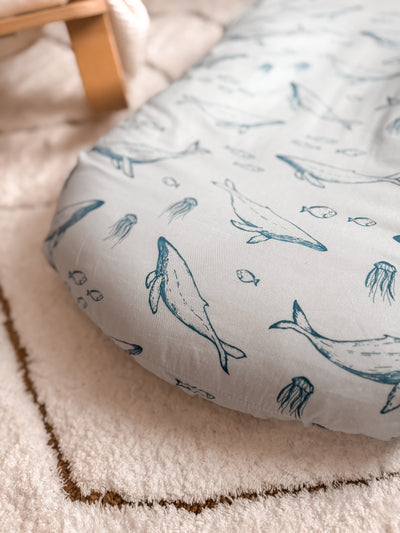 Waterproof Bassinet Fitted Sheet - Bowie