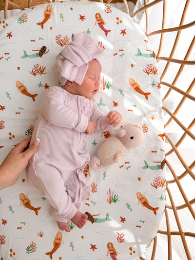 Waterproof Bassinet Fitted Sheet - Quinn