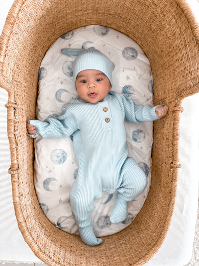 Waterproof Bassinet Fitted Sheet - Luka