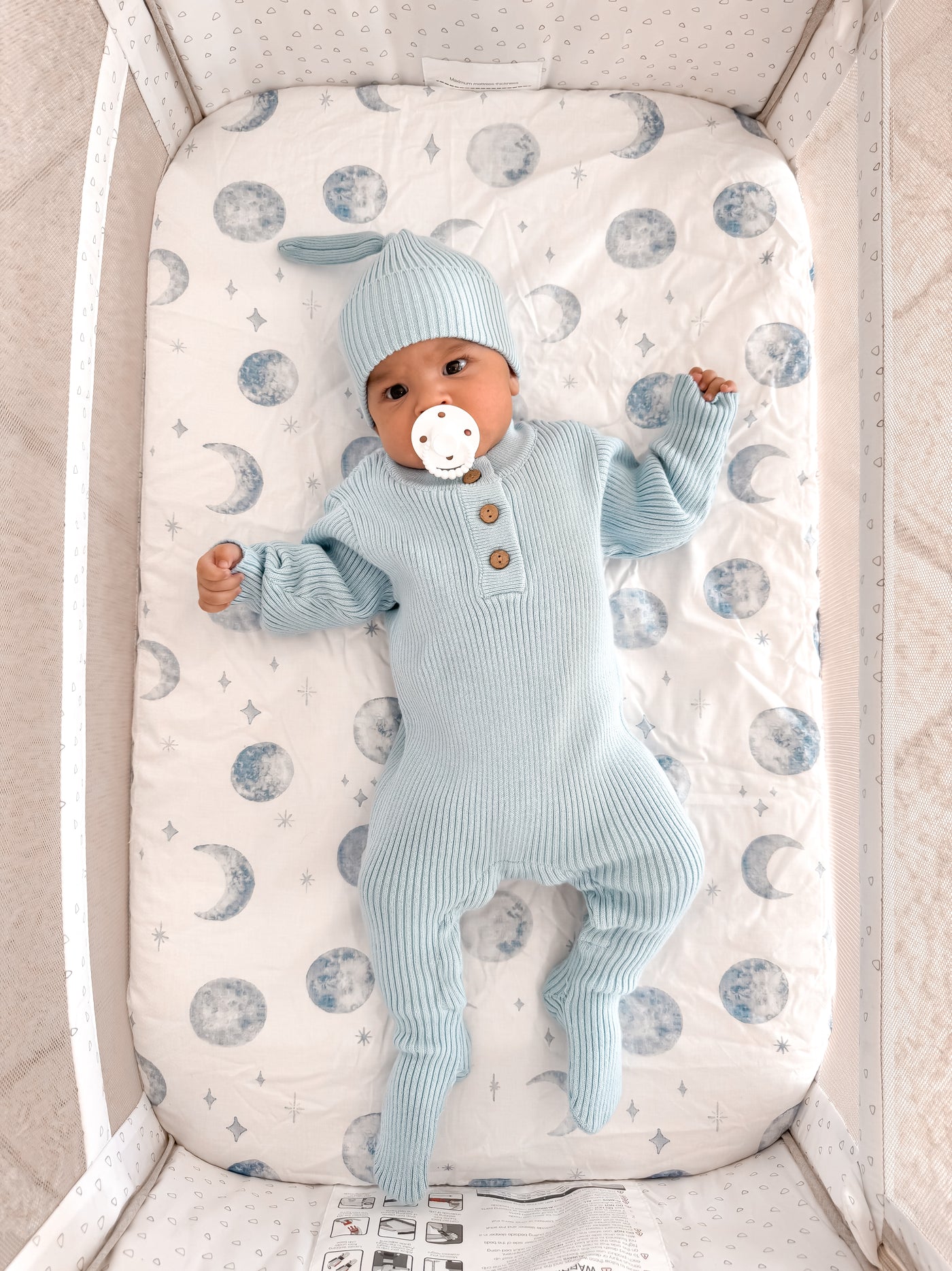 Waterproof Co Sleeper Fitted Sheet - Luka