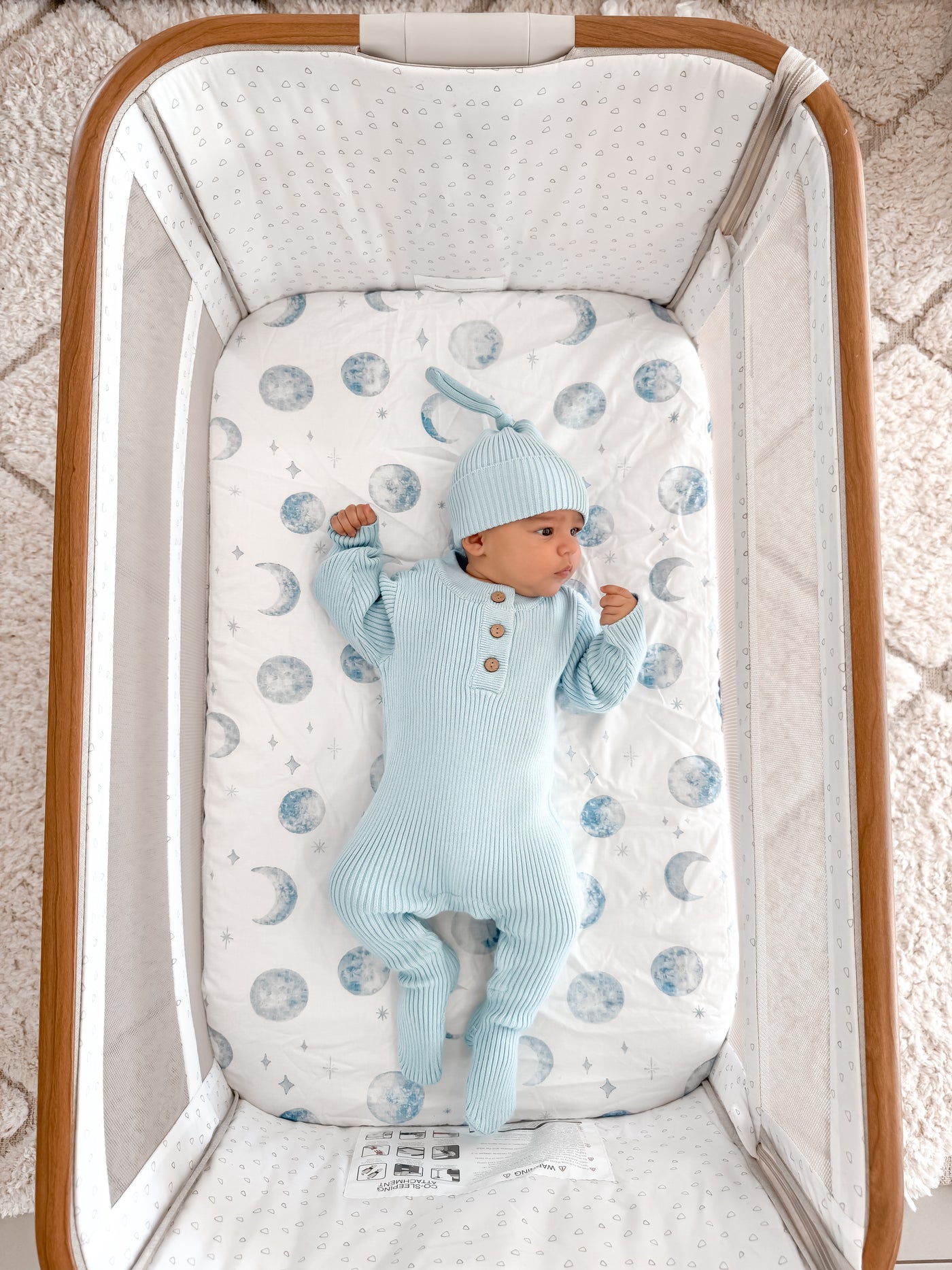 Waterproof Co Sleeper Fitted Sheet - Luka