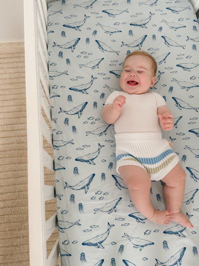 Waterproof Fitted Cot Sheet - Bowie