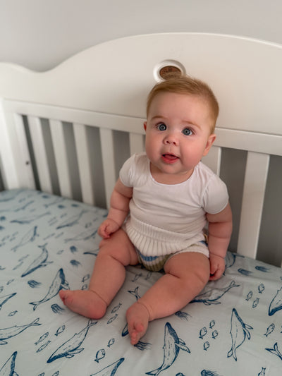 Waterproof Fitted Cot Sheet - Bowie