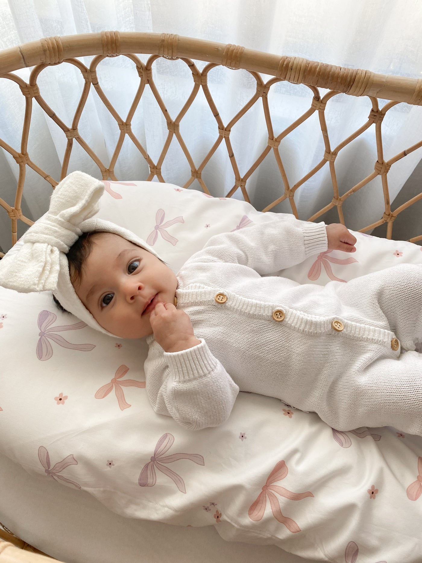 Waterproof Co Sleeper Fitted Sheet - Lottie