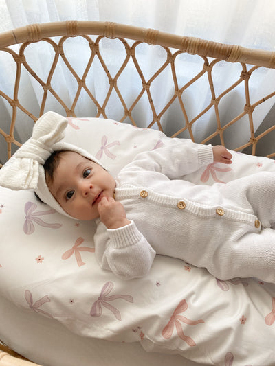 Waterproof Co Sleeper Fitted Sheet - Lottie