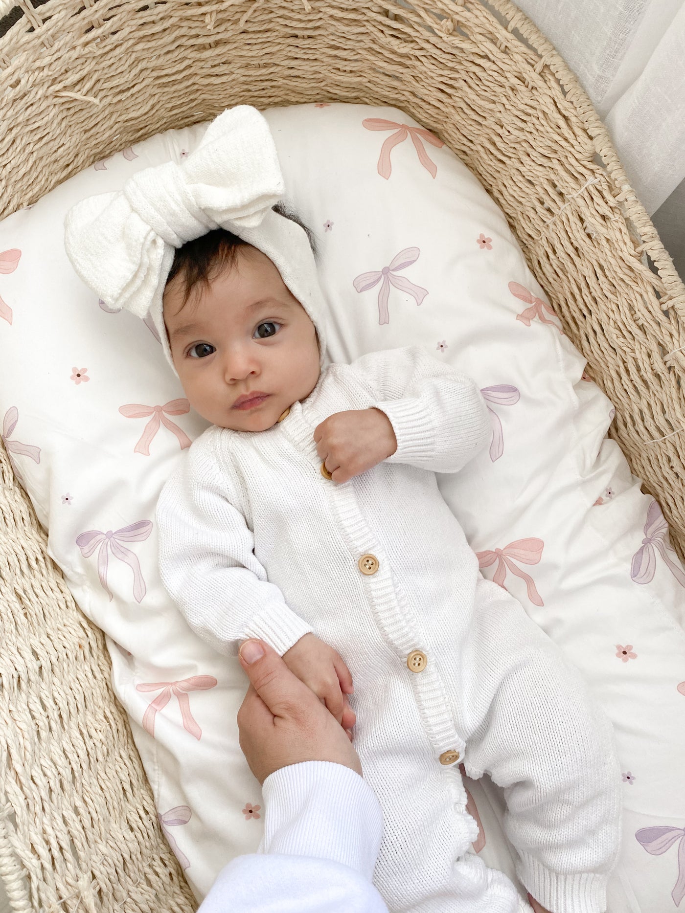 Waterproof Bassinet Fitted Sheet - Lottie